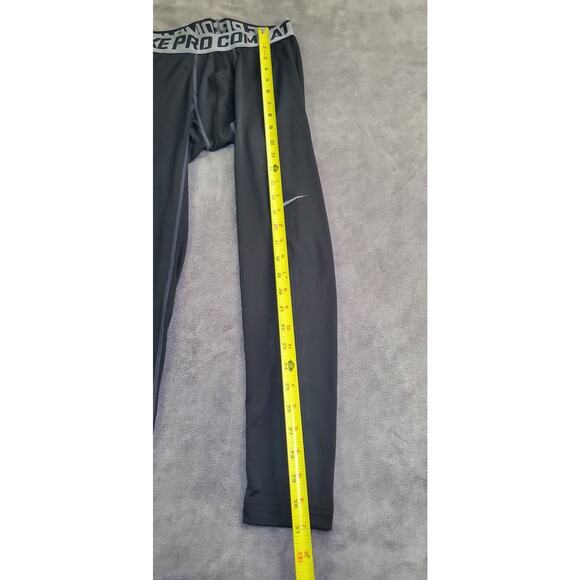 Nike Pro Combat Mens Size M Tights Black 449822-010 Gym Hiking Running C22-51 - Picture 2 of 8